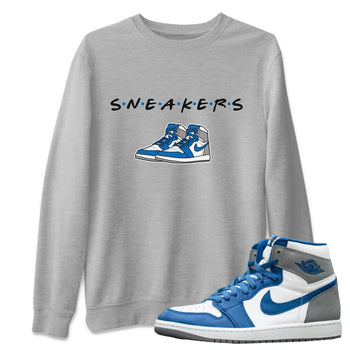 Jordan 1 True Blue Sneaker Match Tees Sneakers Sneaker Tees Jordan 1 True Blue Sneaker Release Tees Unisex Shirts