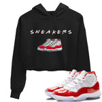Jordan 11 Cherry Sneaker Match Tees Sneakers Sneaker Tees Jordan 11 Cherry Sneaker Release Tees Women's Shirts