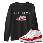Jordan 11 Cherry Sneaker Match Tees Sneakers Sneaker Tees Jordan 11 Cherry Sneaker Release Tees Unisex Shirts