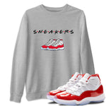 Jordan 11 Cherry Sneaker Match Tees Sneakers Sneaker Tees Jordan 11 Cherry Sneaker Release Tees Unisex Shirts