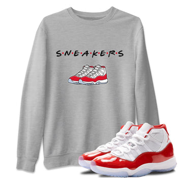 Jordan 11 Cherry Sneaker Match Tees Sneakers Sneaker Tees Jordan 11 Cherry Sneaker Release Tees Unisex Shirts