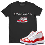 Jordan 11 Cherry Sneaker Match Tees Sneakers Sneaker Tees Jordan 11 Cherry Sneaker Release Tees Unisex Shirts