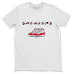 Jordan 11 Cherry Sneaker Match Tees Sneakers Sneaker Tees Jordan 11 Cherry Sneaker Release Tees Unisex Shirts