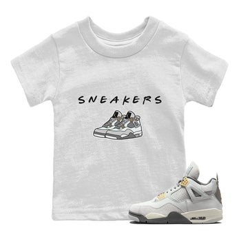 Jordan 4 Craft Sneaker Match Tees Sneakers Sneaker Tees Jordan 4 Craft Sneaker Release Tees Kids Shirts