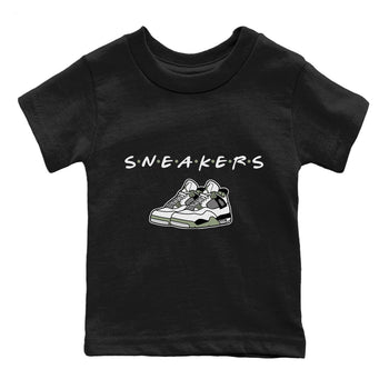Jordan 4 Seafoam Sneaker Match Tees Sneakers Sneaker Tees Jordan 4 Seafoam Sneaker Release Tees Kids Shirts