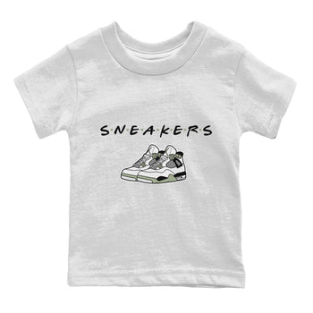 Jordan 4 Seafoam Sneaker Match Tees Sneakers Sneaker Tees Jordan 4 Seafoam Sneaker Release Tees Kids Shirts