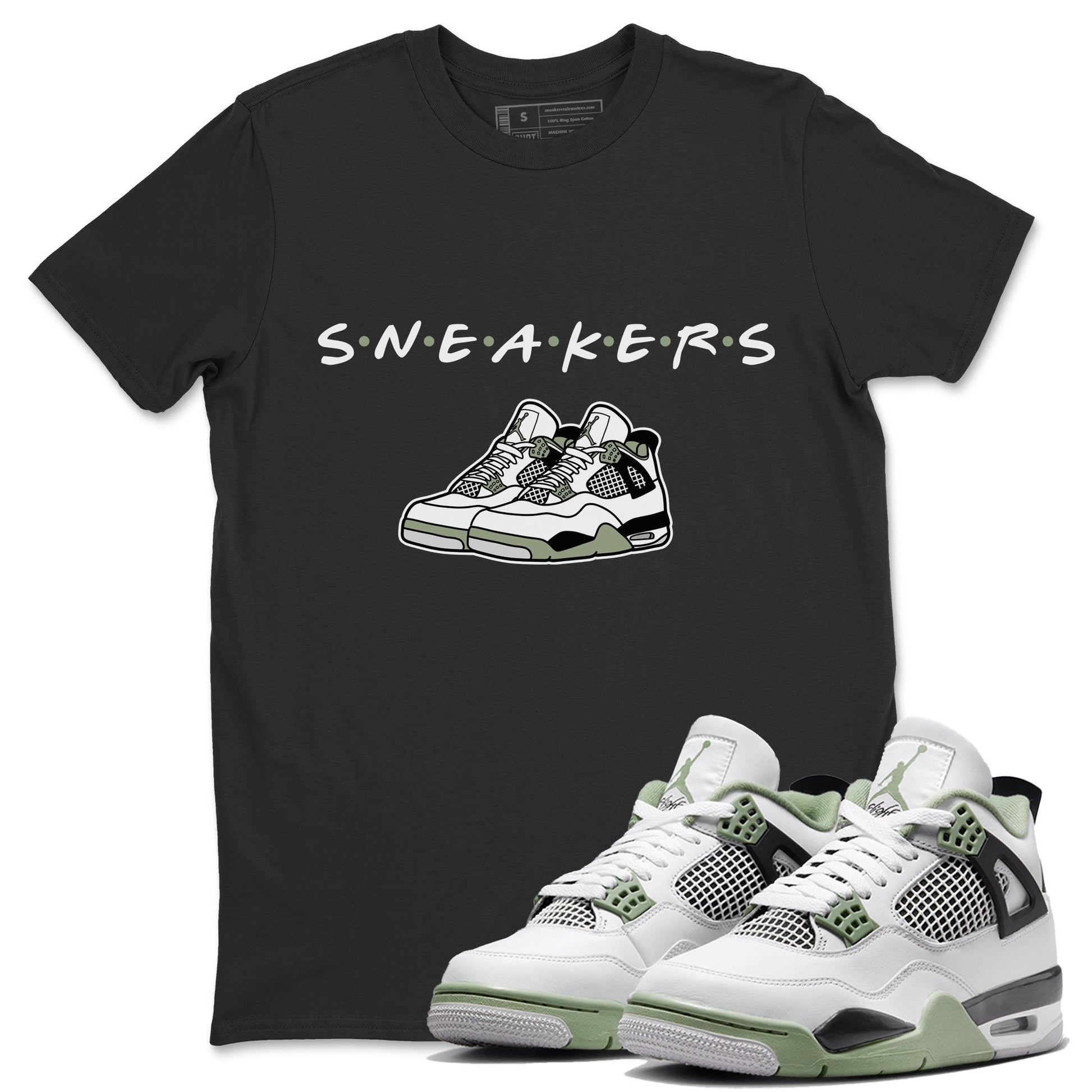Jordan 4 Seafoam Sneaker Match Tees Sneakers Sneaker Tees Jordan 4 Seafoam Sneaker Release Tees Unisex Shirts