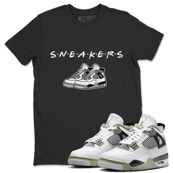 Jordan 4 Seafoam Sneaker Match Tees Sneakers Sneaker Tees Jordan 4 Seafoam Sneaker Release Tees Unisex Shirts