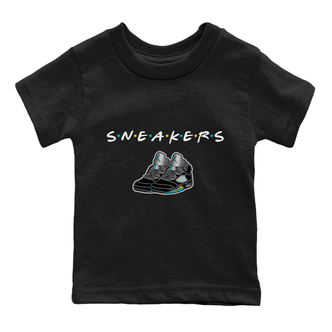 Jordan 5 Aqua Sneaker Match Tees Sneakers Sneaker Tees Jordan 5 Aqua Sneaker Release Tees Kids Shirts