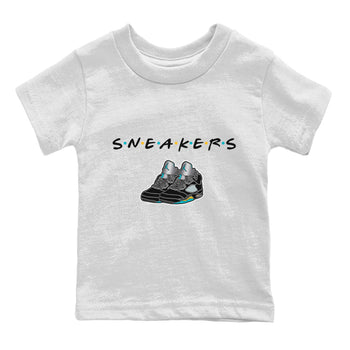 Jordan 5 Aqua Sneaker Match Tees Sneakers Sneaker Tees Jordan 5 Aqua Sneaker Release Tees Kids Shirts