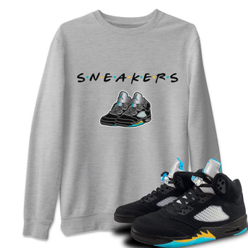 Jordan 5 Aqua Sneaker Match Tees Sneakers Sneaker Tees Jordan 5 Aqua Sneaker Release Tees Unisex Shirts