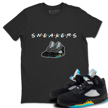 Jordan 5 Aqua Sneaker Match Tees Sneakers Sneaker Tees Jordan 5 Aqua Sneaker Release Tees Unisex Shirts