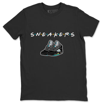 Jordan 5 Aqua Sneaker Match Tees Sneakers Sneaker Tees Jordan 5 Aqua Sneaker Release Tees Unisex Shirts