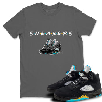 Jordan 5 Aqua Sneaker Match Tees Sneakers Sneaker Tees Jordan 5 Aqua Sneaker Release Tees Unisex Shirts