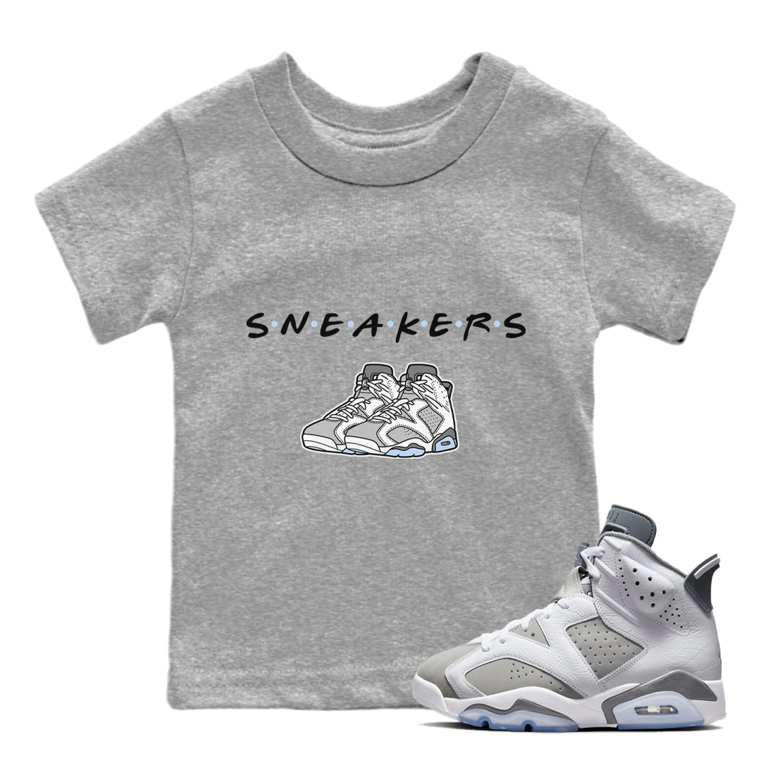 Jordan 6 Cool Grey Sneaker Match Tees Sneakers Sneaker Tees Jordan 6 Cool Grey Sneaker Release Tees Kids Shirts