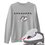 Jordan 9 Fire Red Sneaker Match Tees Sneakers Sneaker Tees Jordan 9 Fire Red Sneaker Release Tees Unisex Shirts