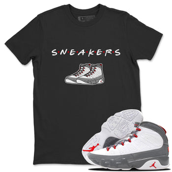 Jordan 9 Fire Red Sneaker Match Tees Sneakers Sneaker Tees Jordan 9 Fire Red Sneaker Release Tees Unisex Shirts
