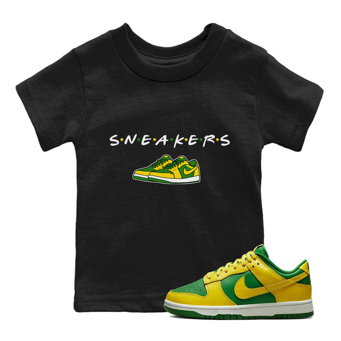 Dunk Reverse Brazil Sneaker Match Tees Sneakers Sneaker Tees Dunk Reverse Brazil Sneaker Release Tees Kids Shirts