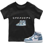 Jordan 1 Denim Sneaker Match Tees Sneakers Sneaker Tees Jordan 1 Denim Sneaker Release Tees Kids Shirts