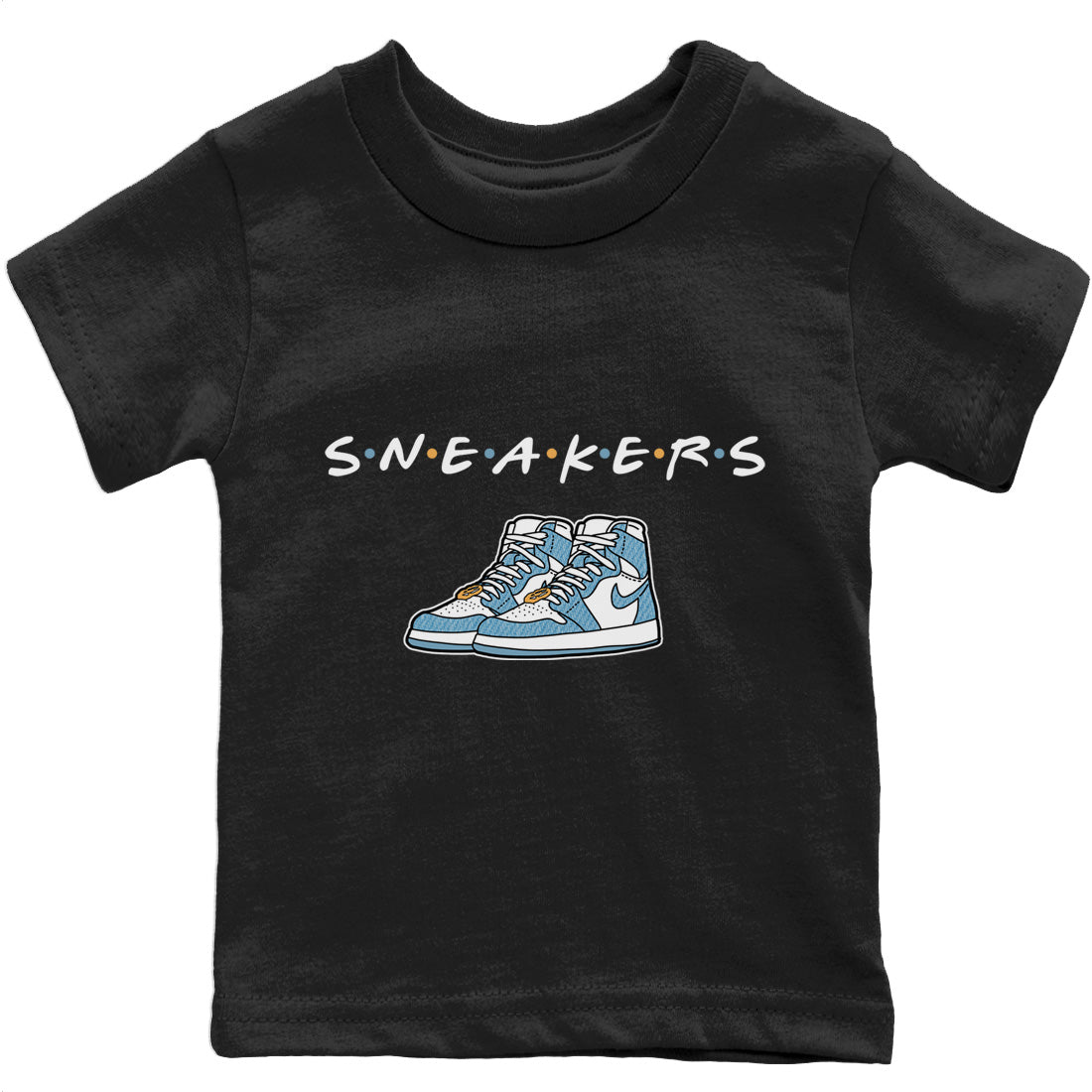 Jordan 1 Denim Sneaker Match Tees Sneakers Sneaker Tees Jordan 1 Denim Sneaker Release Tees Kids Shirts