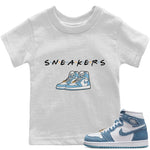 Jordan 1 Denim Sneaker Match Tees Sneakers Sneaker Tees Jordan 1 Denim Sneaker Release Tees Kids Shirts