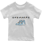 Jordan 1 Denim Sneaker Match Tees Sneakers Sneaker Tees Jordan 1 Denim Sneaker Release Tees Kids Shirts