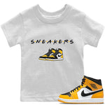 Jordan 1 Taxi Sneaker Match Tees Sneakers Sneaker Tees Jordan 1 Taxi Sneaker Release Tees Kids Shirts