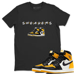 Jordan 1 Taxi Sneaker Match Tees Sneakers Sneaker Tees Jordan 1 Taxi Sneaker Release Tees Unisex Shirts