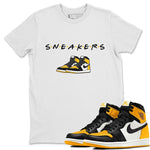 Jordan 1 Taxi Sneaker Match Tees Sneakers Sneaker Tees Jordan 1 Taxi Sneaker Release Tees Unisex Shirts