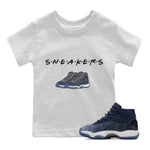 Jordan 11 Midnight Navy Sneaker Match Tees Sneakers Sneaker Tees Jordan 11 Midnight Navy Sneaker Release Tees Kids Shirts