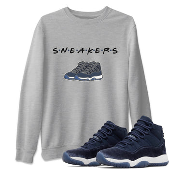 Jordan 11 Midnight Navy Sneaker Match Tees Sneakers Sneaker Tees Jordan 11 Midnight Navy Sneaker Release Tees Unisex Shirts
