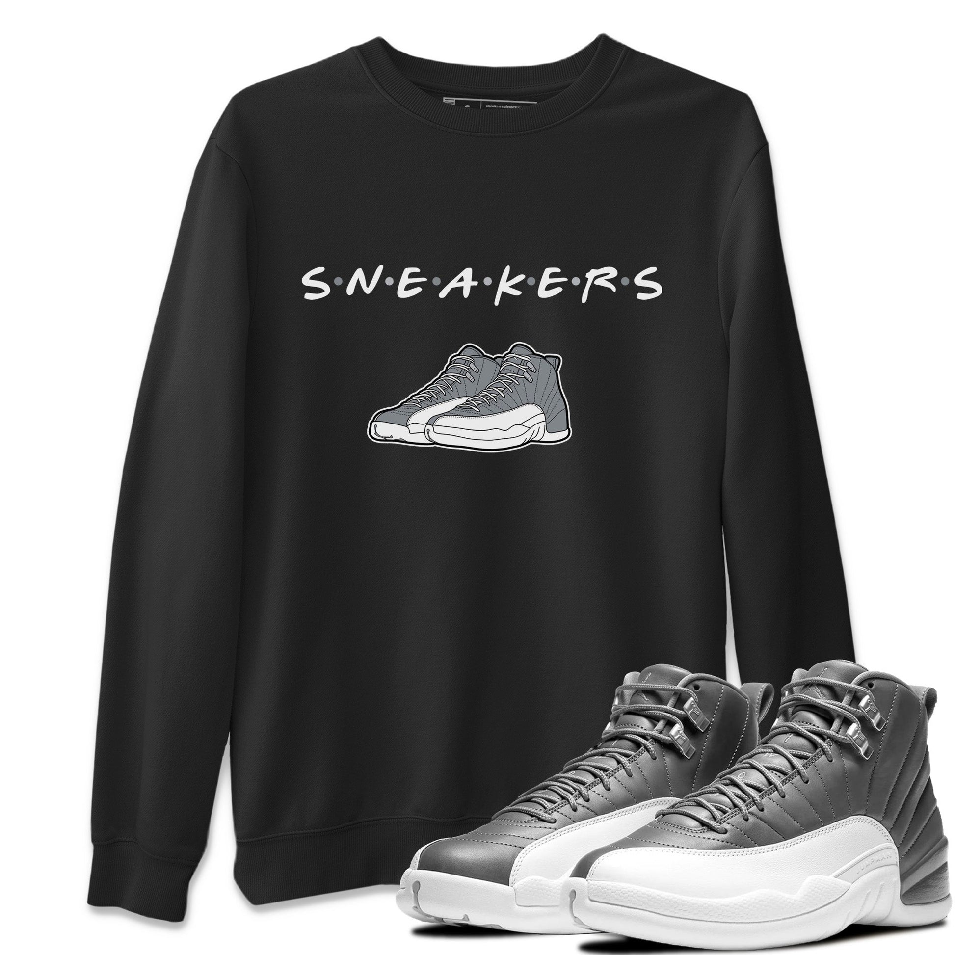 Jordan 12 Stealth Sneaker Match Tees Sneakers Sneaker Tees Jordan 12 Stealth Sneaker Release Tees Unisex Shirts