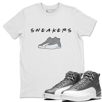 Jordan 12 Stealth Sneaker Match Tees Sneakers Sneaker Tees Jordan 12 Stealth Sneaker Release Tees Unisex Shirts
