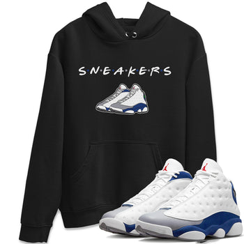 Jordan 13 French Blue Sneaker Match Tees Sneakers Sneaker Tees Jordan 13 French Blue Sneaker Release Tees Unisex Shirts