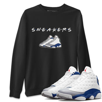Jordan 13 French Blue Sneaker Match Tees Sneakers Sneaker Tees Jordan 13 French Blue Sneaker Release Tees Unisex Shirts