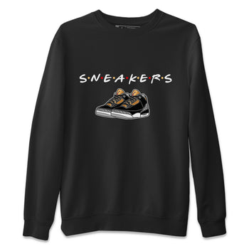 Jordan 3 Black Gold Sneaker Match Tees Sneakers Sneaker Tees Jordan 3 Black Gold Sneaker Release Tees Unisex Shirts