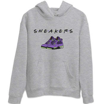 Jordan 4 Canyon Purple Sneaker Match Tees Sneakers Sneaker Tees Jordan 4 Canyon Purple Sneaker Release Tees Unisex Shirts