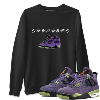 Jordan 4 Canyon Purple Sneaker Match Tees Sneakers Sneaker Tees Jordan 4 Canyon Purple Sneaker Release Tees Unisex Shirts