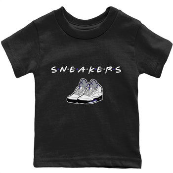 Jordan 5 Concord Sneaker Match Tees Sneakers Sneaker Tees Jordan 5 Concord Sneaker Release Tees Kids Shirts