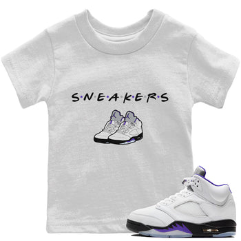 Jordan 5 Concord Sneaker Match Tees Sneakers Sneaker Tees Jordan 5 Concord Sneaker Release Tees Kids Shirts