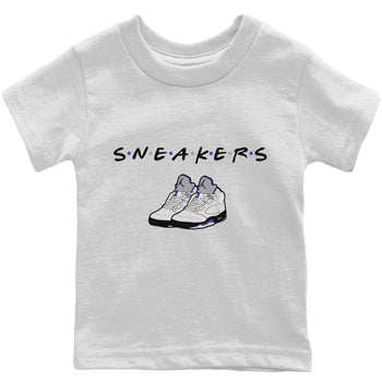 Jordan 5 Concord Sneaker Match Tees Sneakers Sneaker Tees Jordan 5 Concord Sneaker Release Tees Kids Shirts