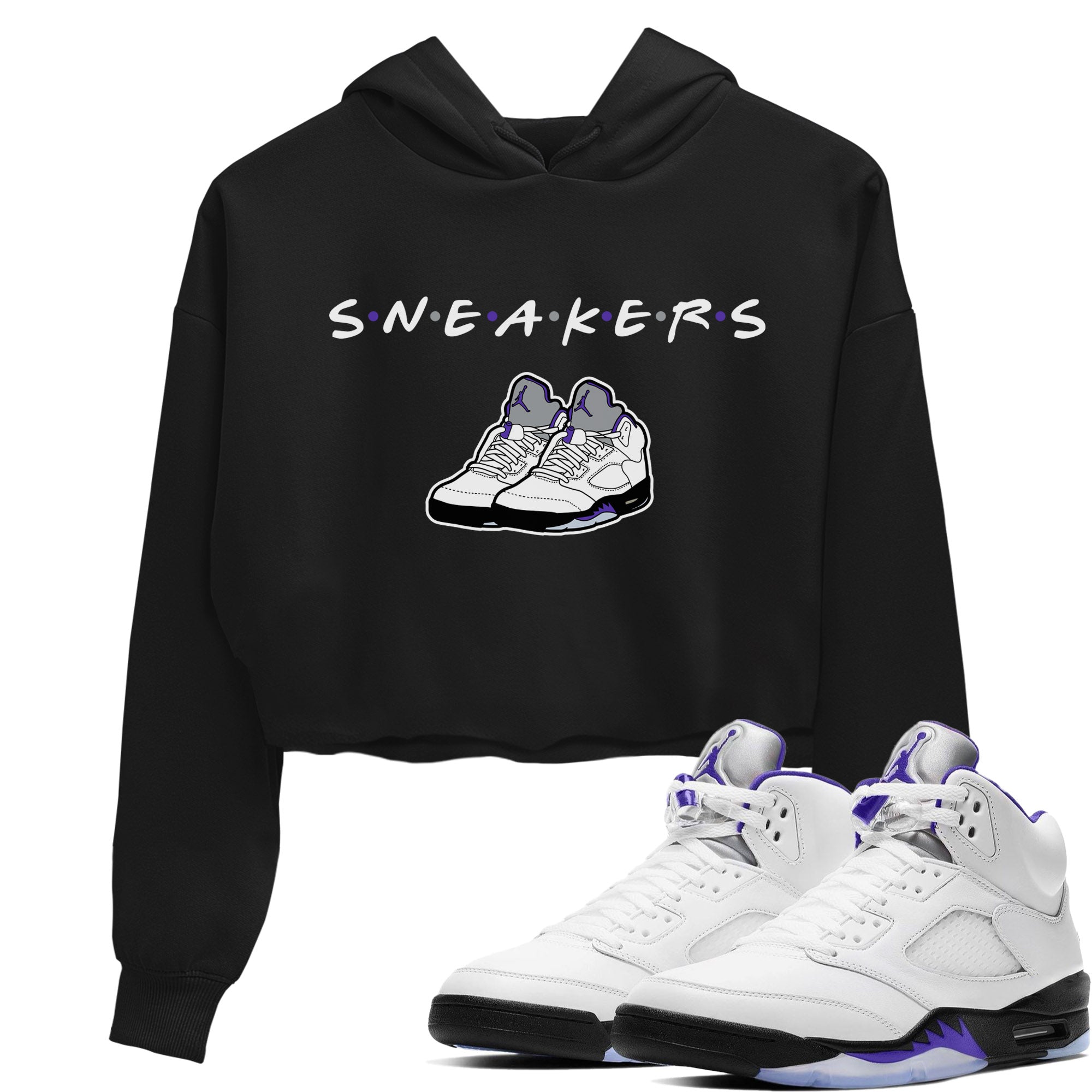 Jordan 5 Concord Sneaker Match Tees Sneakers Sneaker Tees Jordan 5 Concord Sneaker Release Tees Women's Shirts