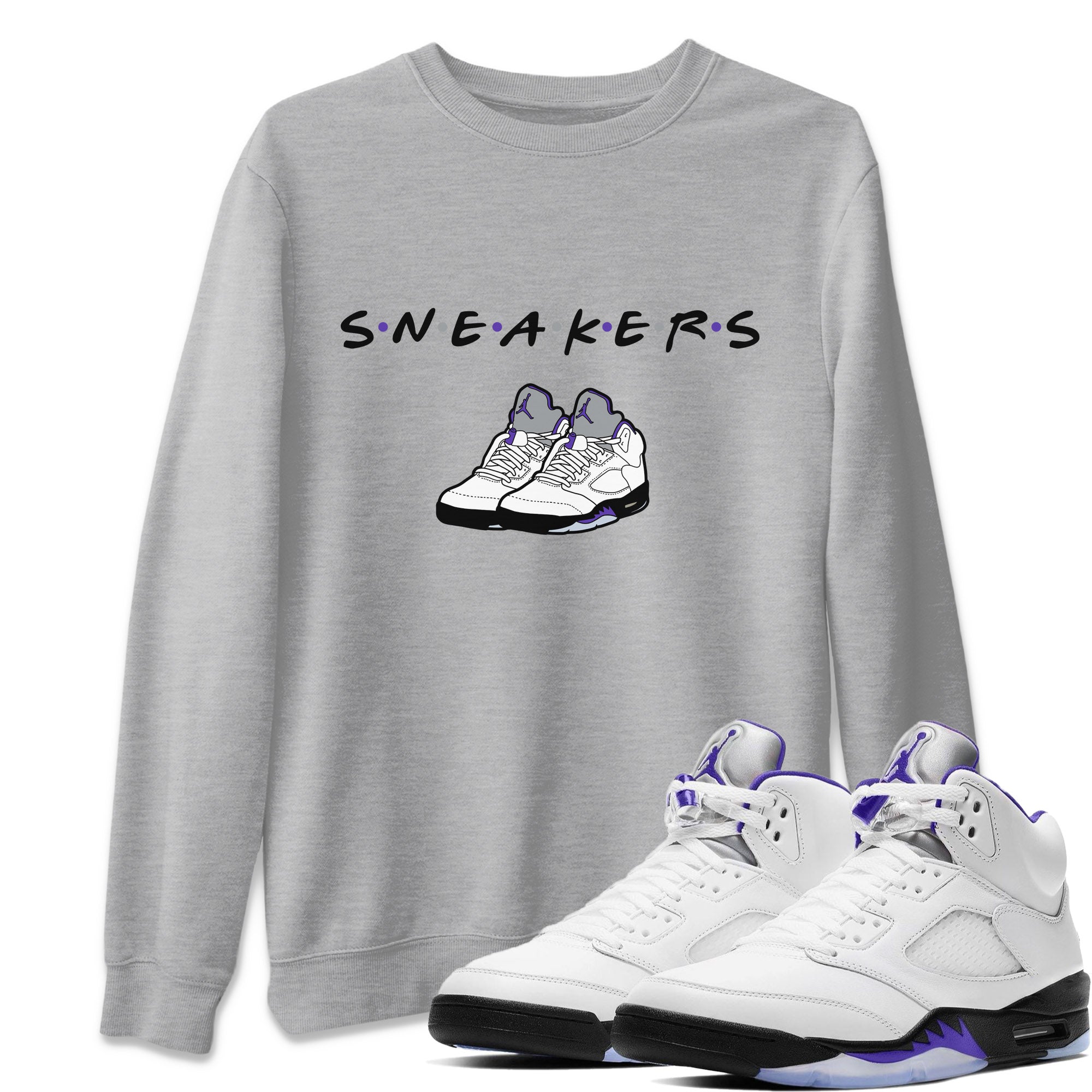 Jordan 5 Concord Sneaker Match Tees Sneakers Sneaker Tees Jordan 5 Concord Sneaker Release Tees Unisex Shirts