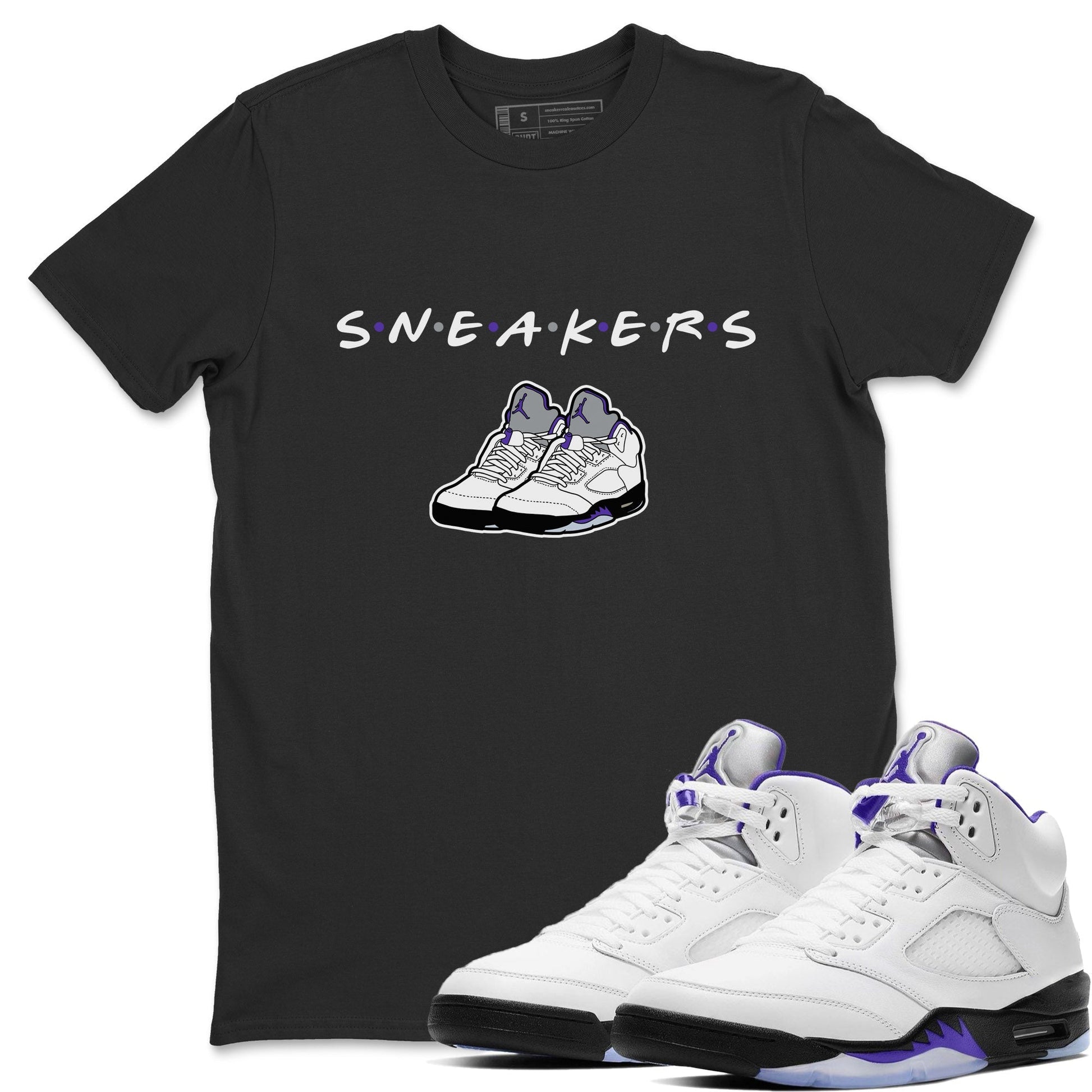 Jordan 5 Concord Sneaker Match Tees Sneakers Sneaker Tees Jordan 5 Concord Sneaker Release Tees Unisex Shirts
