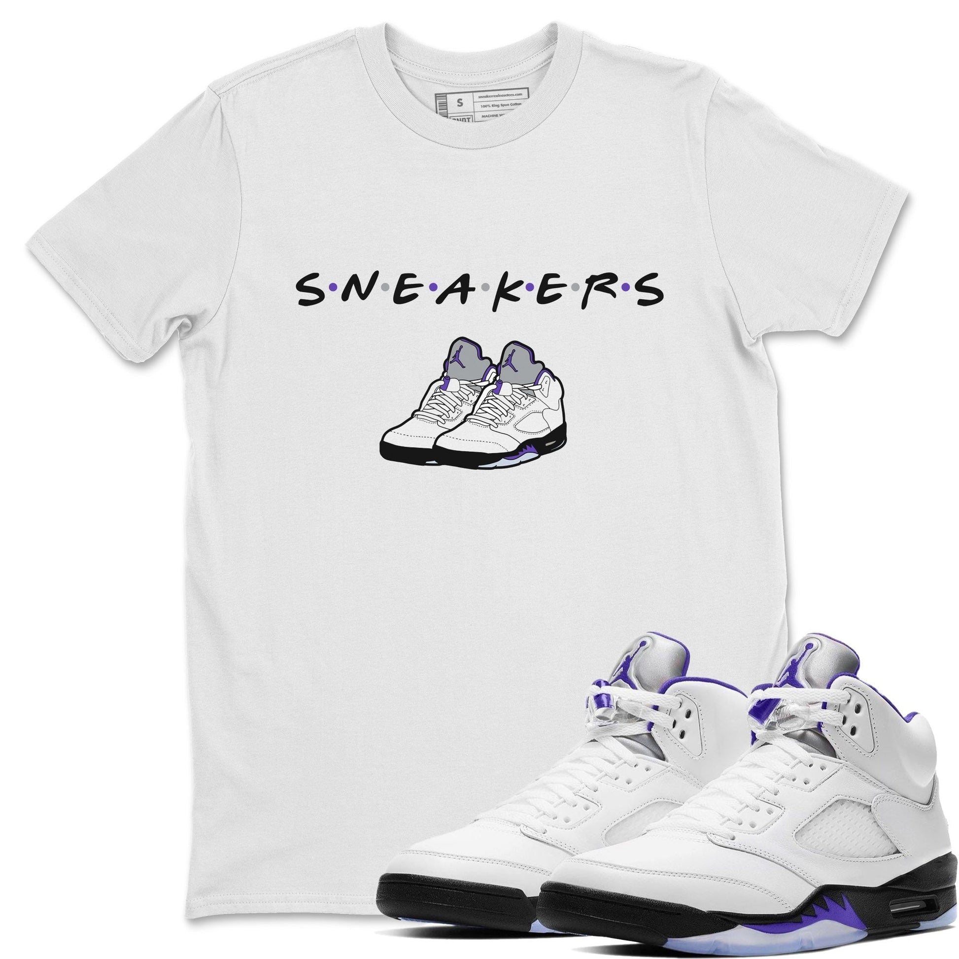 Jordan 5 Concord Sneaker Match Tees Sneakers Sneaker Tees Jordan 5 Concord Sneaker Release Tees Unisex Shirts
