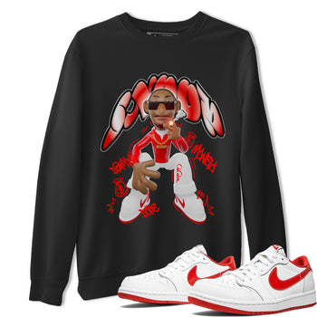 Snoop SNRT Sneaker Tee - Air Jordan 1 University Red - SNRT Sneaker Tee