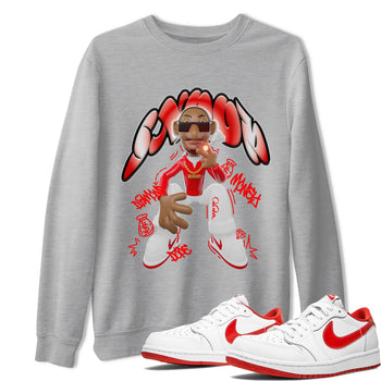 Snoop SNRT Sneaker Tee - Air Jordan 1 University Red - SNRT Sneaker Tee