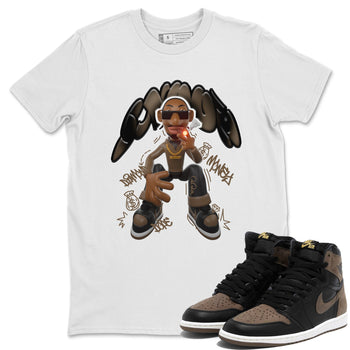 Air Jordan 1 Palomino shirt to match jordans Snoop sneaker tees AJ1 Palomino SNRT Sneaker Release Tees Unisex White 1 T-Shirt