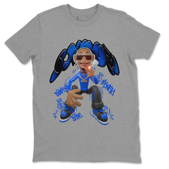 Air Jordan 1 Royal Reimagined shirt to match jordans Snoop sneaker tees AJ1 OG HIGH Royal Reimagined SNRT Sneaker Release Tees Unisex Heather Grey 2 T-Shirt