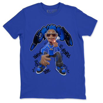 Air Jordan 1 Royal Reimagined shirt to match jordans Snoop sneaker tees AJ1 OG HIGH Royal Reimagined SNRT Sneaker Release Tees Unisex Royal Blue 2 T-Shirt